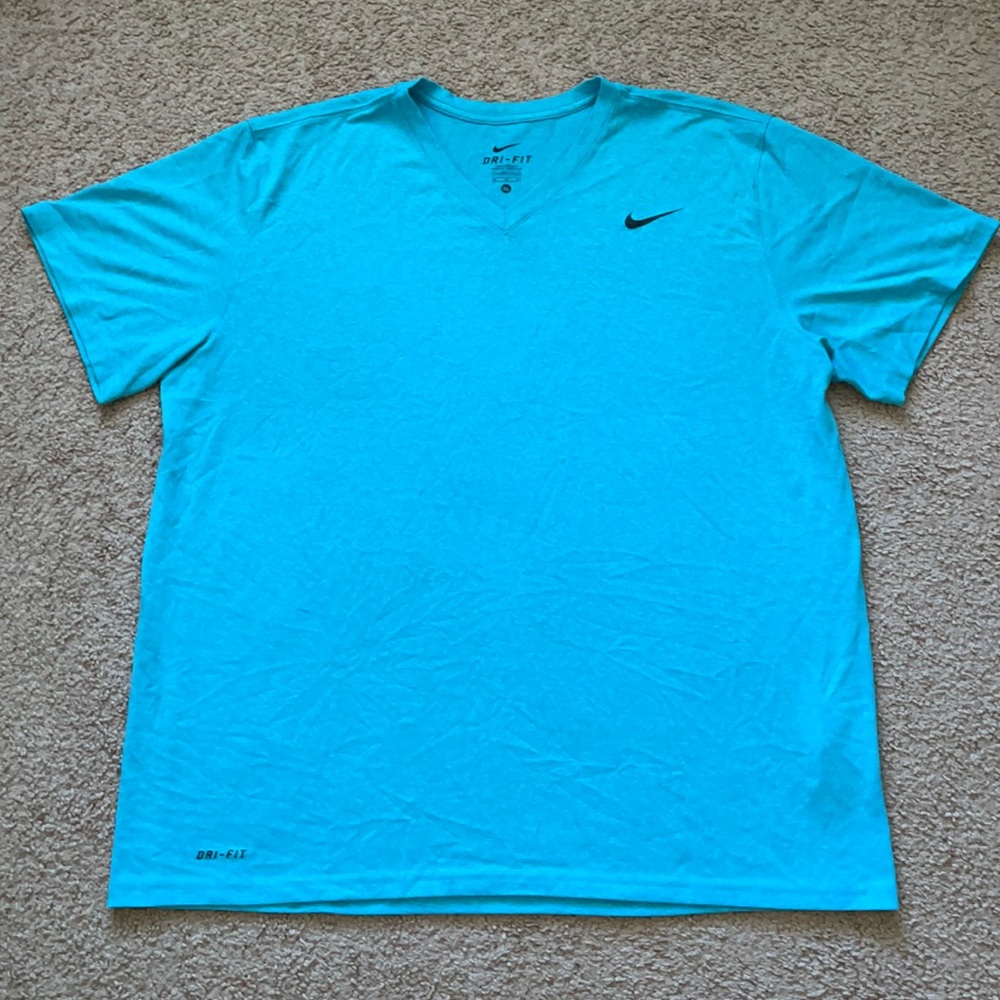 Nike dri-fit v neck tee
